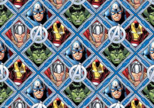 Avengers Edible Icing Character Pattern Sheet - Click Image to Close